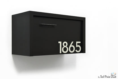 Modern Aluminum Wall Mounted Mailbox Type 3