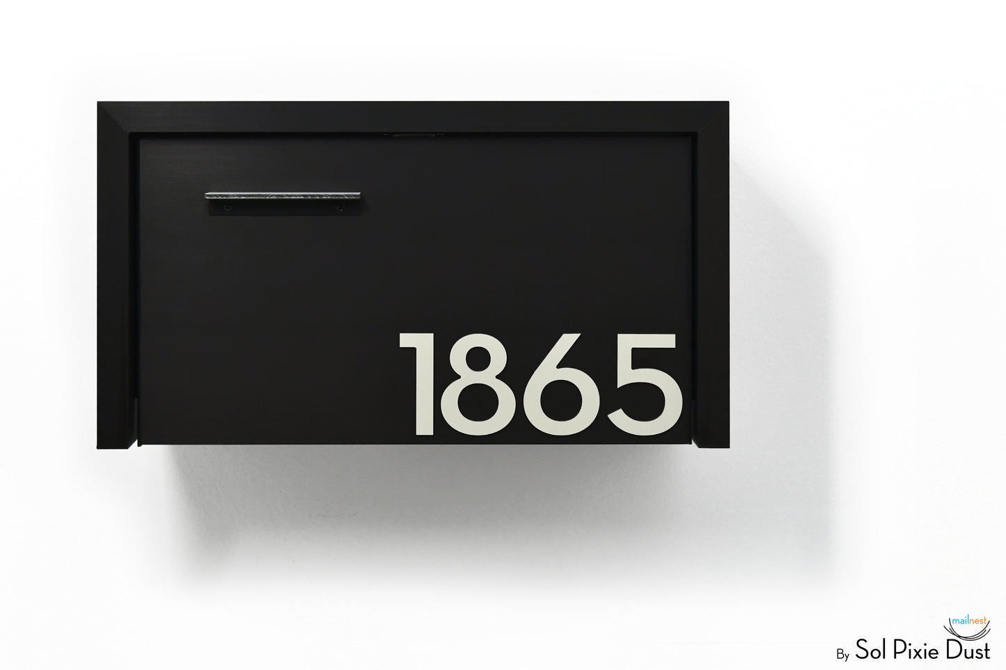 Modern Aluminum Wall Mounted Mailbox Type 3