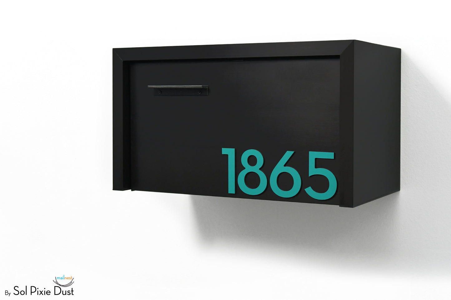 Modern Aluminum Wall Mounted Mailbox Type 3