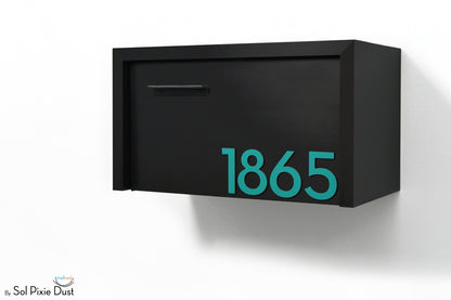 Modern Aluminum Wall Mounted Mailbox Type 3