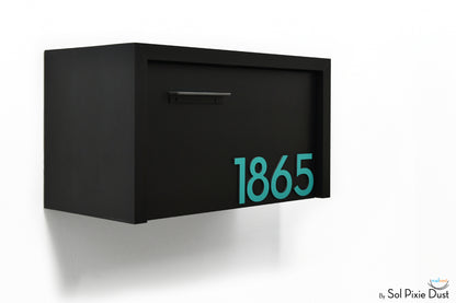 Modern Aluminum Wall Mounted Mailbox Type 3