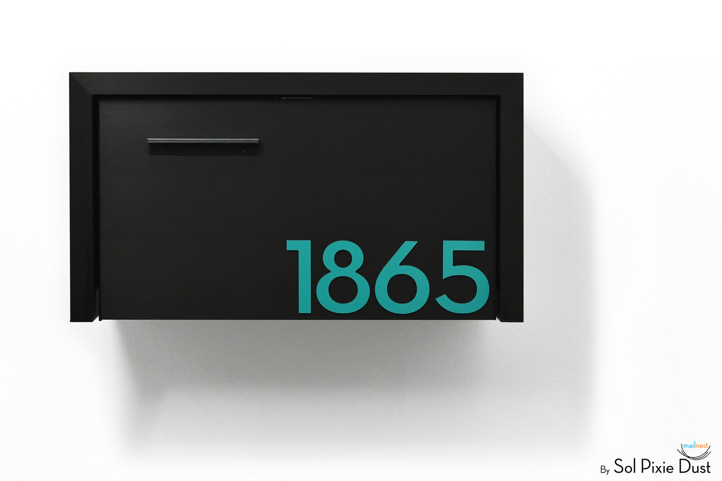 Modern Aluminum Wall Mounted Mailbox Type 3