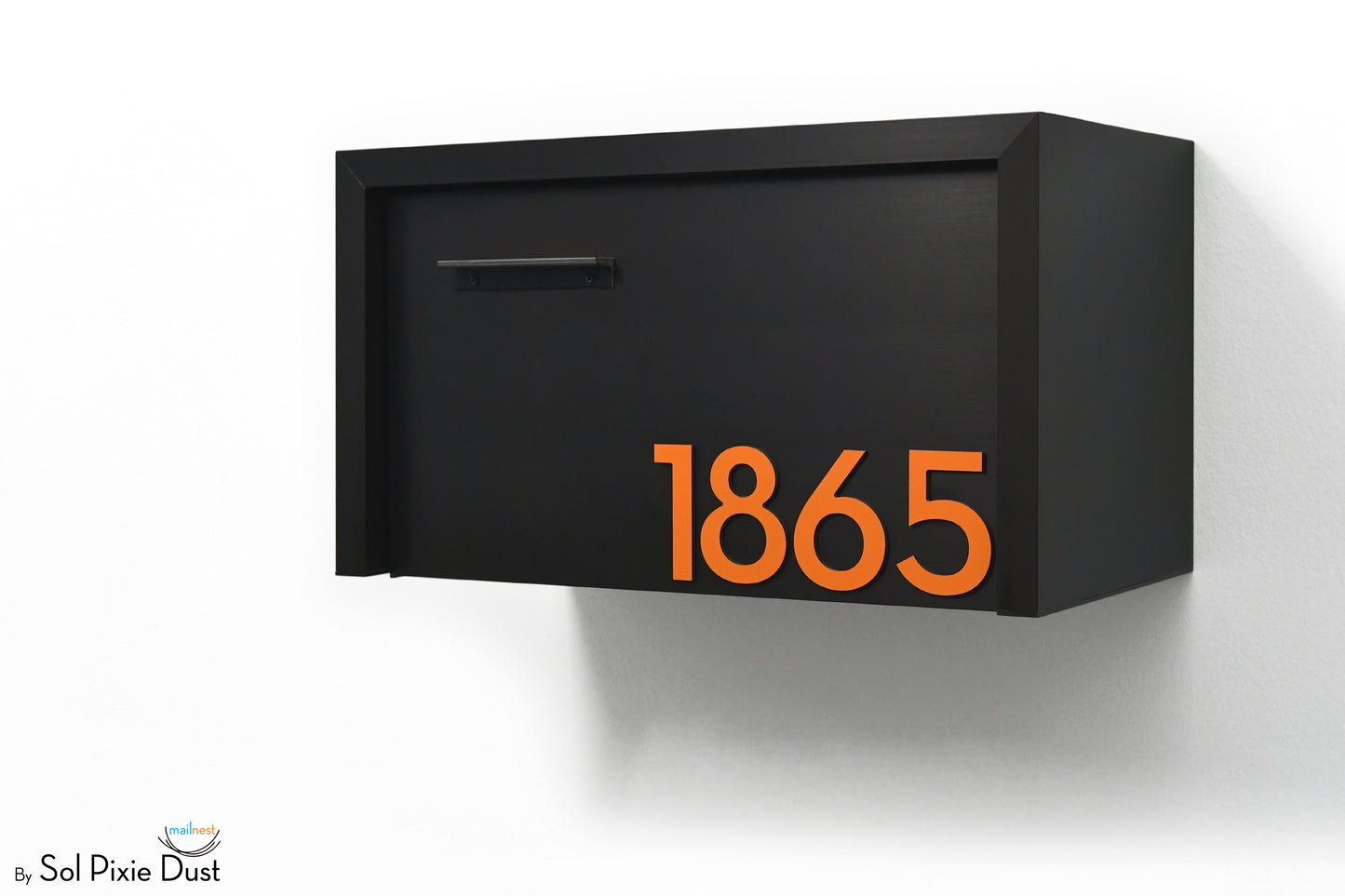 Modern Aluminum Wall Mounted Mailbox Type 3