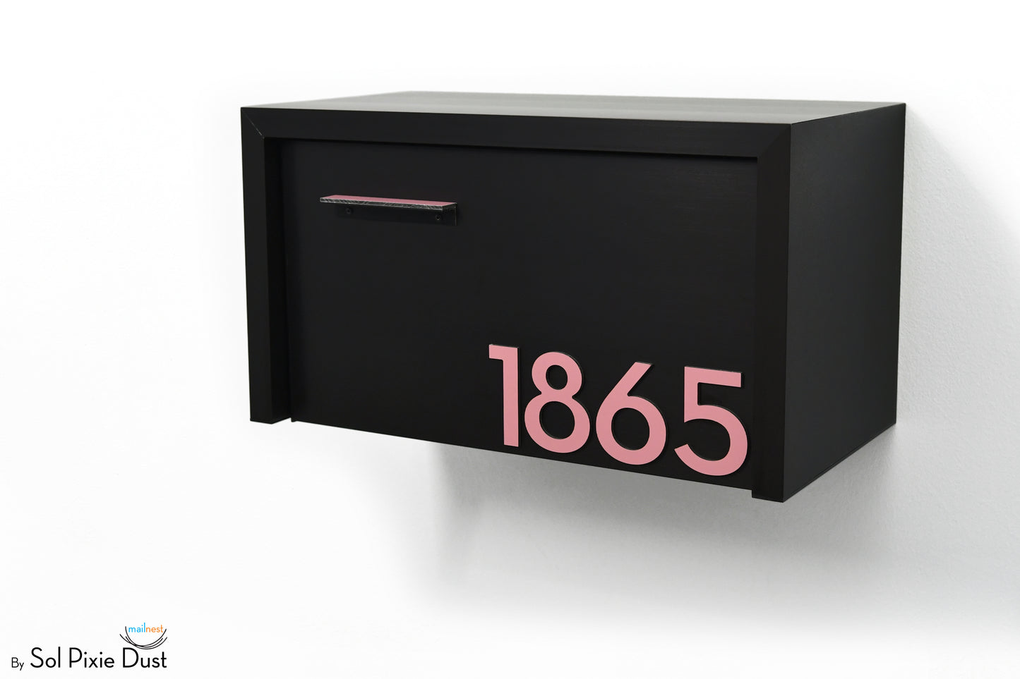 Modern Aluminum Wall Mounted Mailbox Type 3