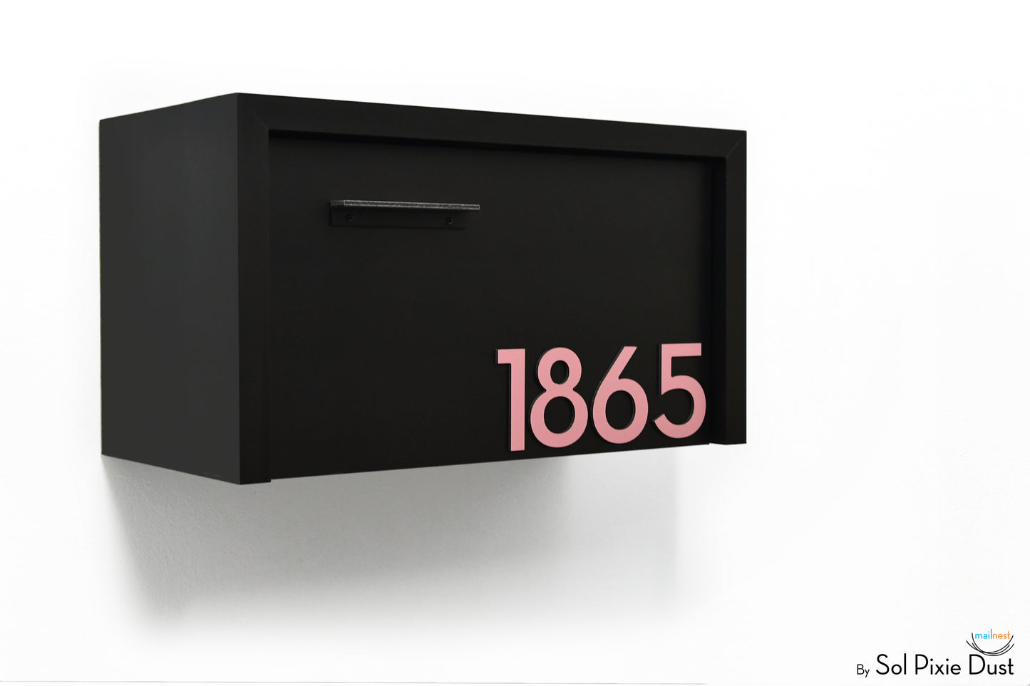 Modern Aluminum Wall Mounted Mailbox Type 3