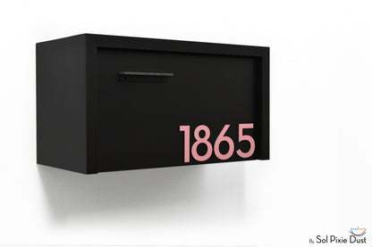 Modern Aluminum Wall Mounted Mailbox Type 3