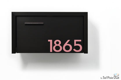 Modern Aluminum Wall Mounted Mailbox Type 3