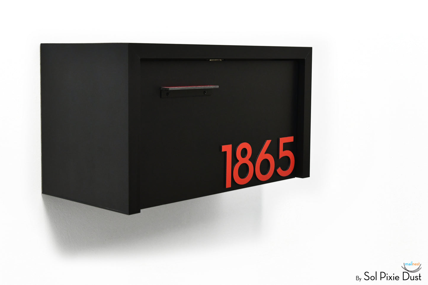 Modern Aluminum Wall Mounted Mailbox Type 3