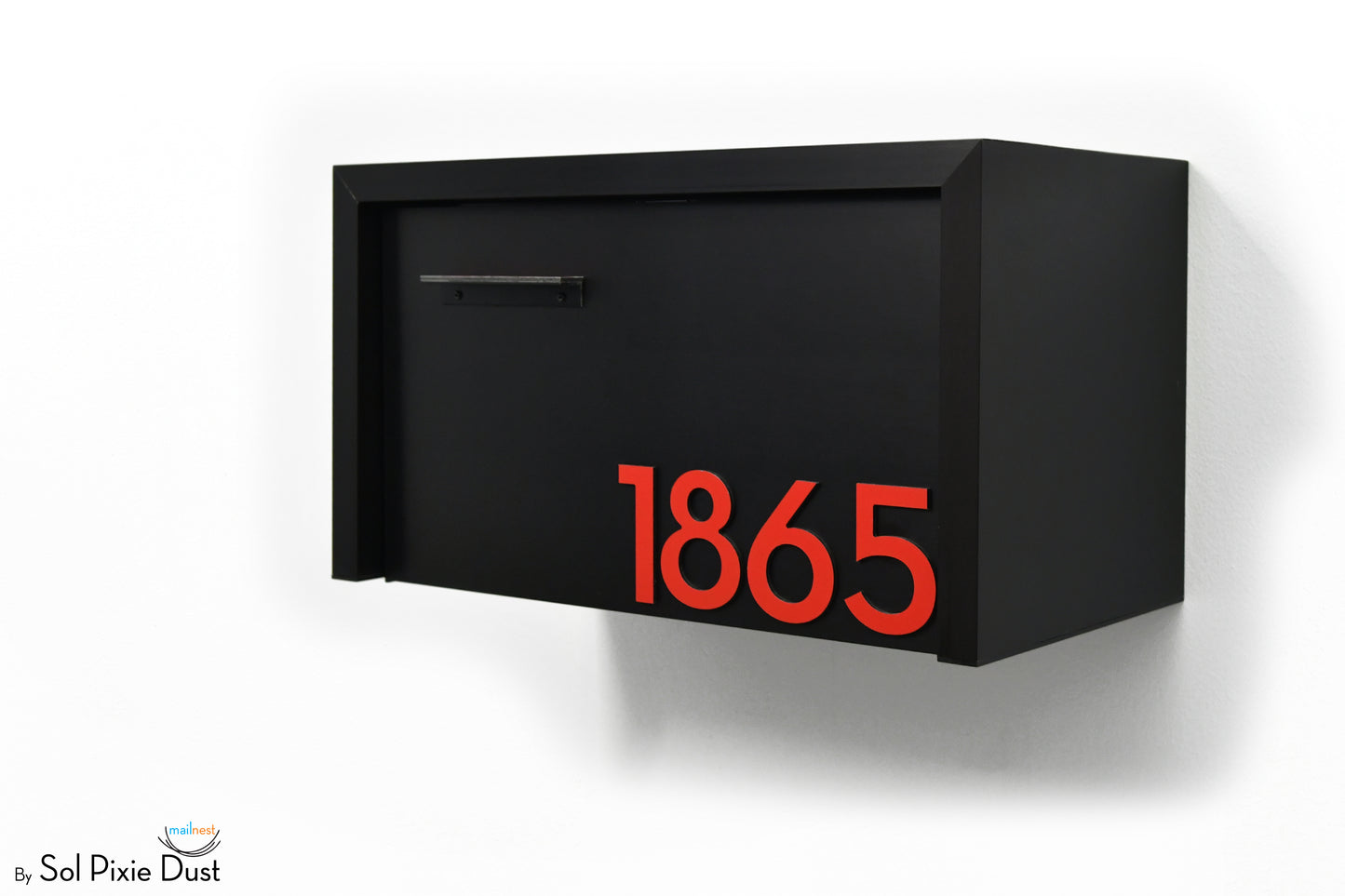 Modern Aluminum Wall Mounted Mailbox Type 3
