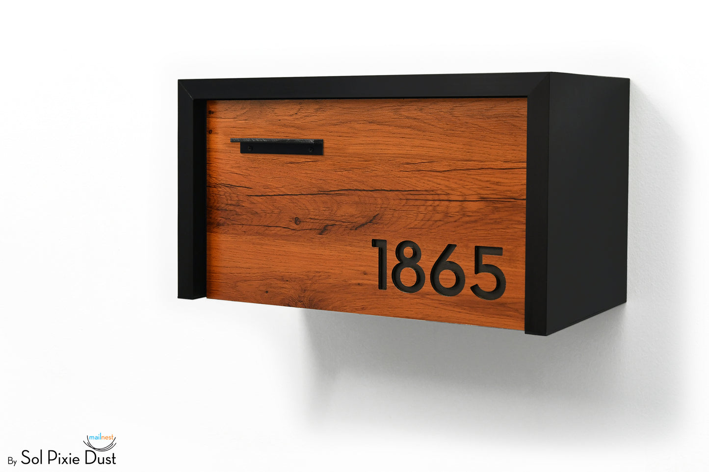 Modern Aluminum Wall Mounted Mailbox Type 3