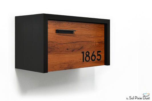 Modern Aluminum Wall Mounted Mailbox Type 3