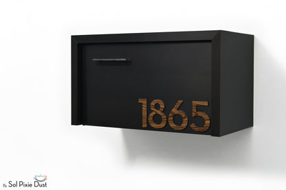 Modern Aluminum Wall Mounted Mailbox Type 3
