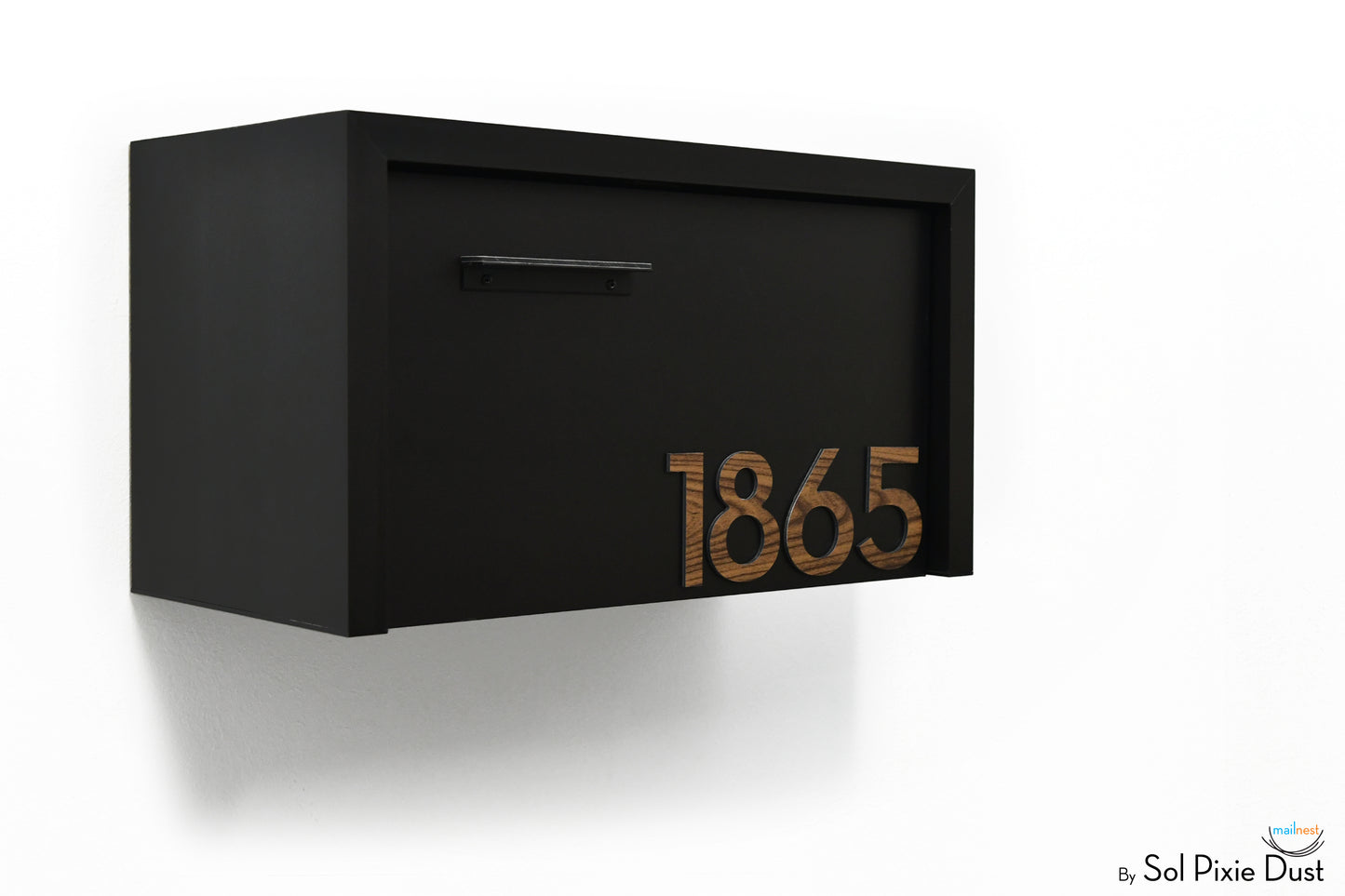 Modern Aluminum Wall Mounted Mailbox Type 3
