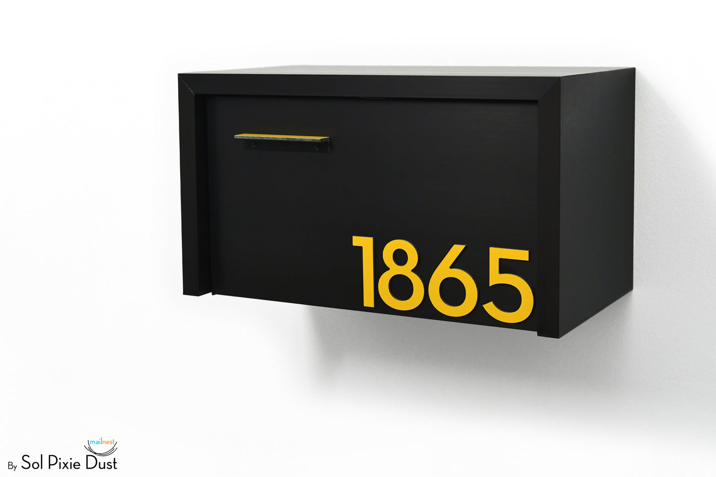 Modern Aluminum Wall Mounted Mailbox Type 3