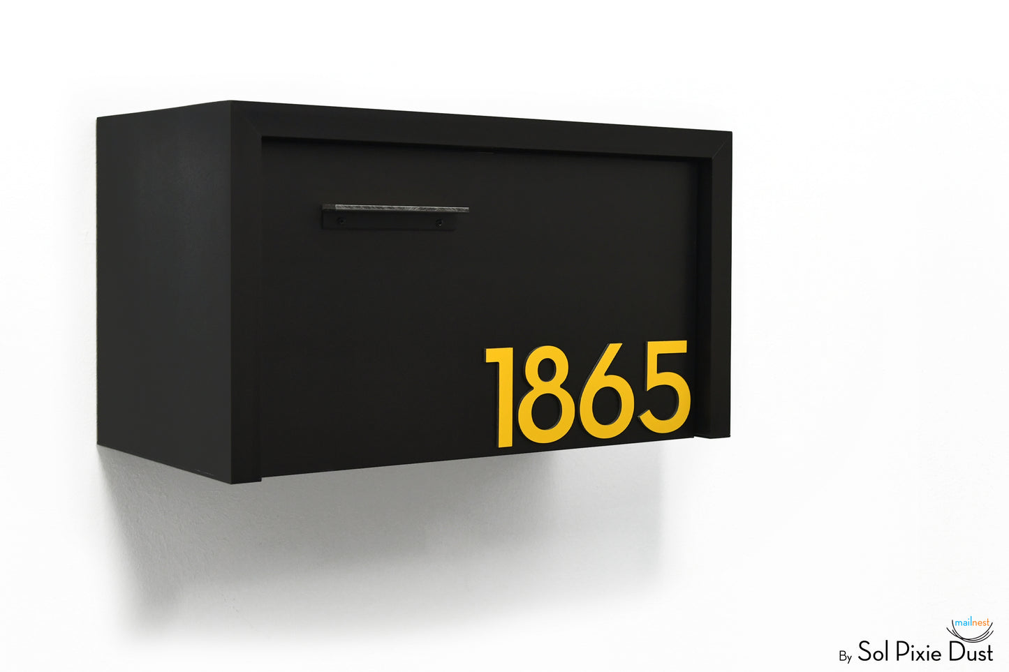 Modern Aluminum Wall Mounted Mailbox Type 3