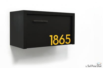 Modern Aluminum Wall Mounted Mailbox Type 3