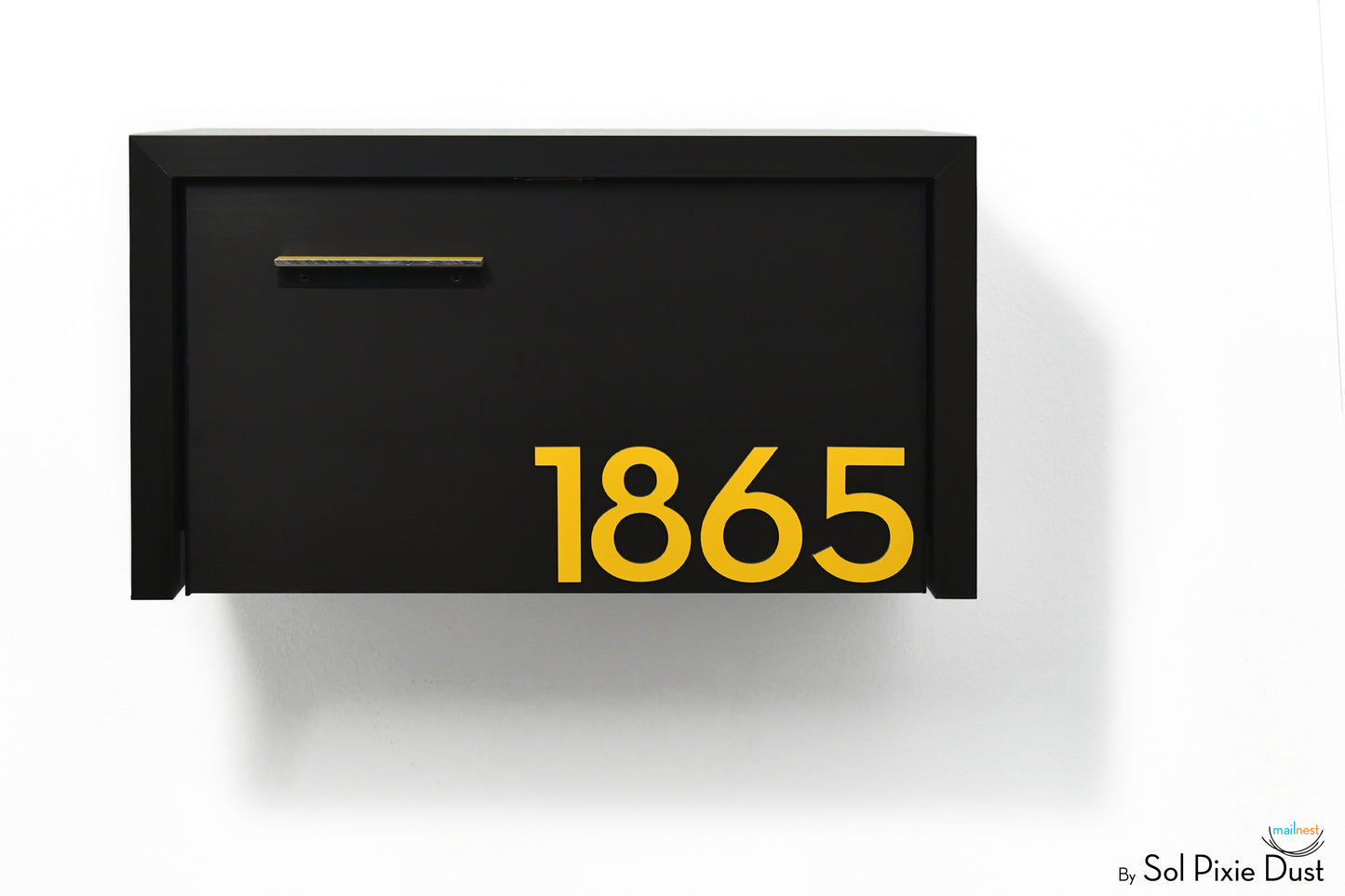 Modern Aluminum Wall Mounted Mailbox Type 3