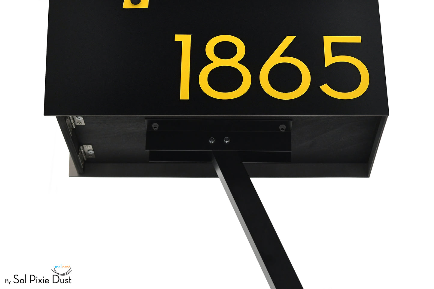 Modern Post Mounted Mailbox  - Contemporary Post Mounted Mailbox Type 4XL