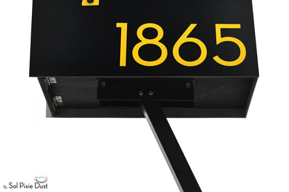 Modern Post Mounted Mailbox  - Contemporary Post Mounted Mailbox Type 4XL