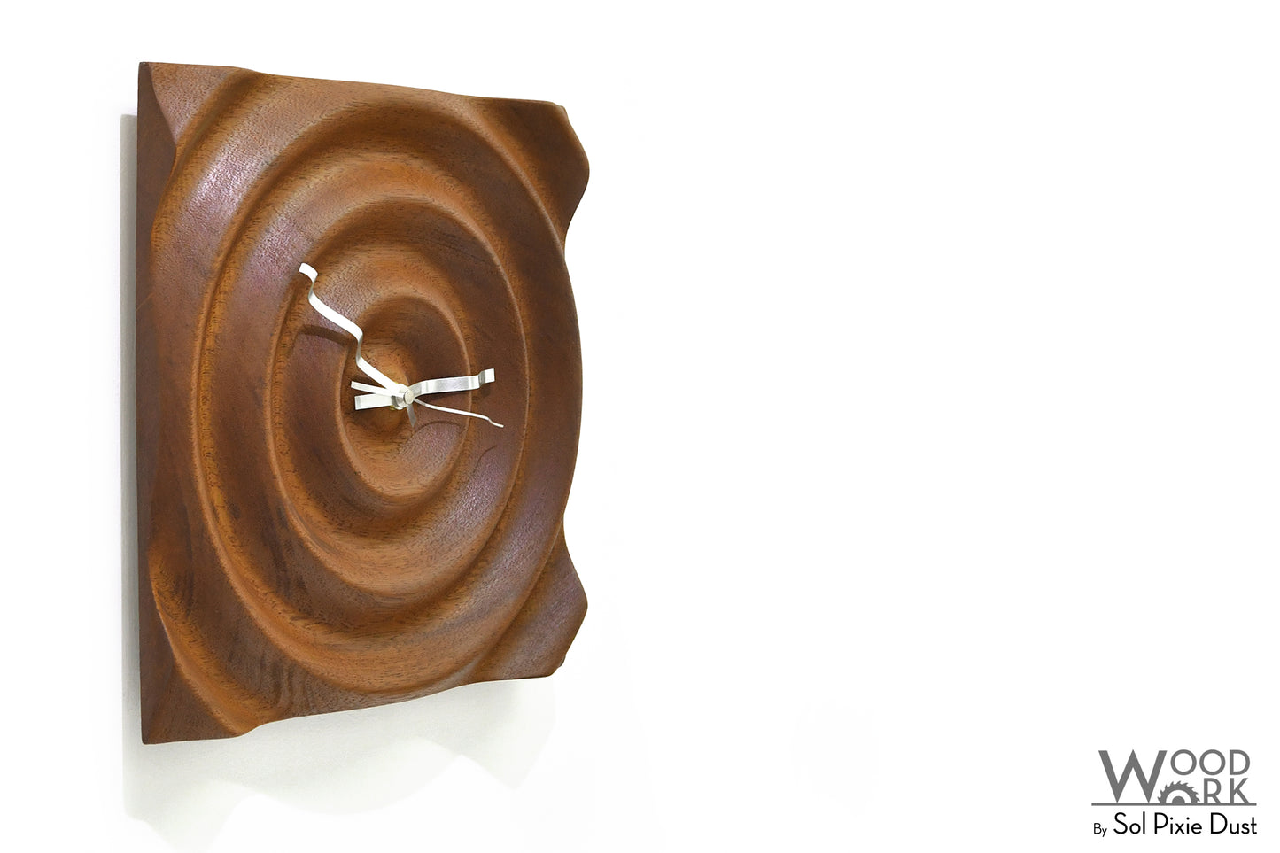 The Ripple Drop - Solid Wooden Wall Clock