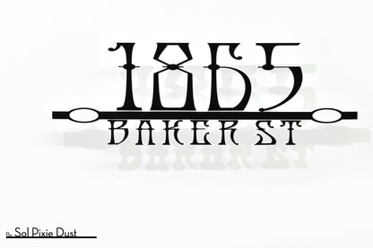 Underline House Numbers - LED Sign ( Font Options )