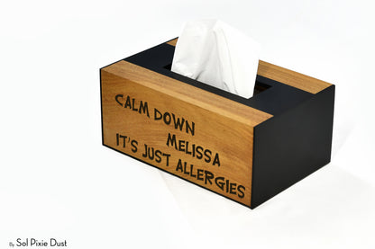 Wooden Tissue Box Covers