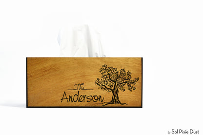 Wooden Tissue Box Covers