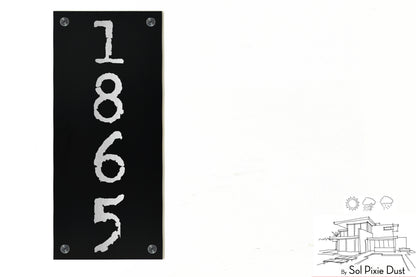 Aluminum (ACP) Engraved Address Plaque