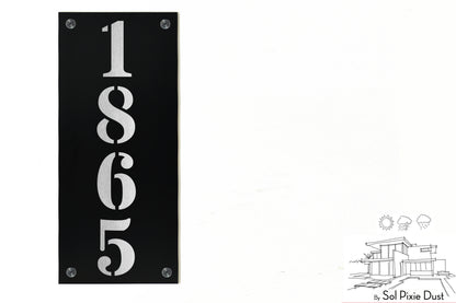 Aluminum (ACP) Engraved Address Plaque