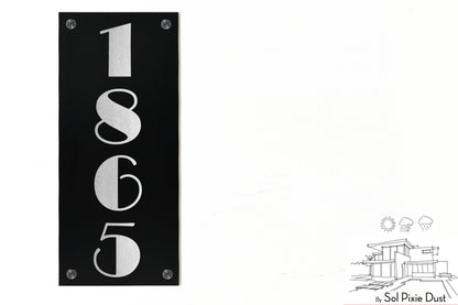 Aluminum (ACP) Engraved Address Plaque