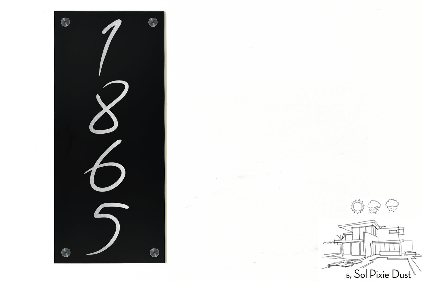 Aluminum (ACP) Engraved Address Plaque