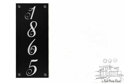 Aluminum (ACP) Engraved Address Plaque