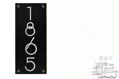 Aluminum (ACP) Engraved Address Plaque