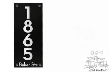 Aluminum (ACP) Engraved Address Plaque