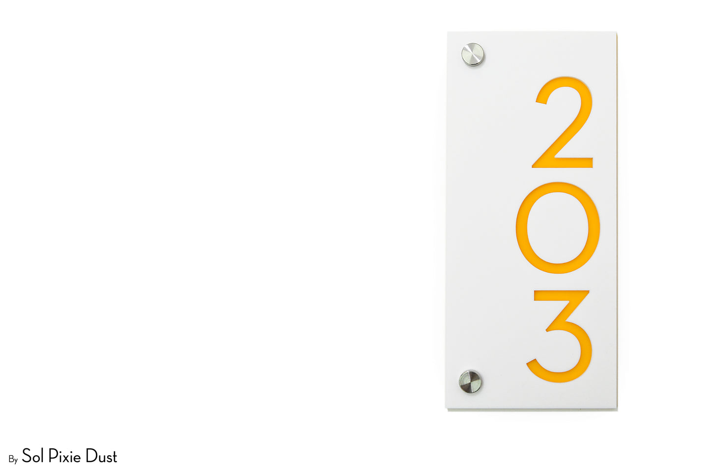 Acrylic Address Plaque - Signs