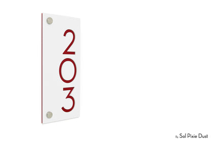 Acrylic Address Plaque - Signs