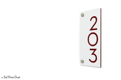 Acrylic Address Plaque - Signs