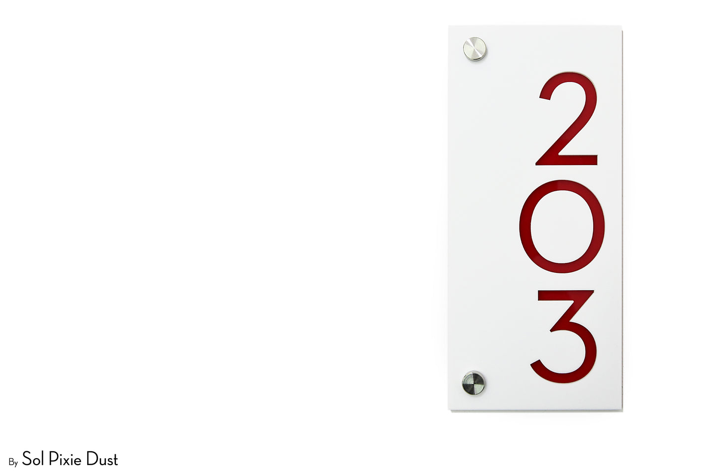 Acrylic Address Plaque - Signs