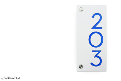 Acrylic Address Plaque - Signs