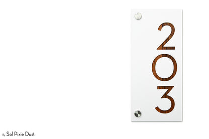 Acrylic Address Plaque - Signs