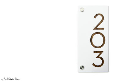 Acrylic Address Plaque - Signs