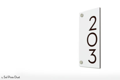 Acrylic Address Plaque - Signs