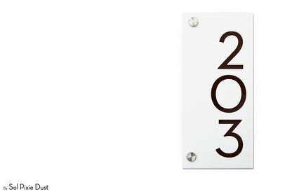 Acrylic Address Plaque - Signs