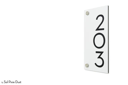 Acrylic Address Plaque - Signs