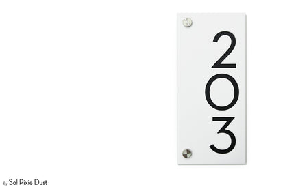 Acrylic Address Plaque - Signs
