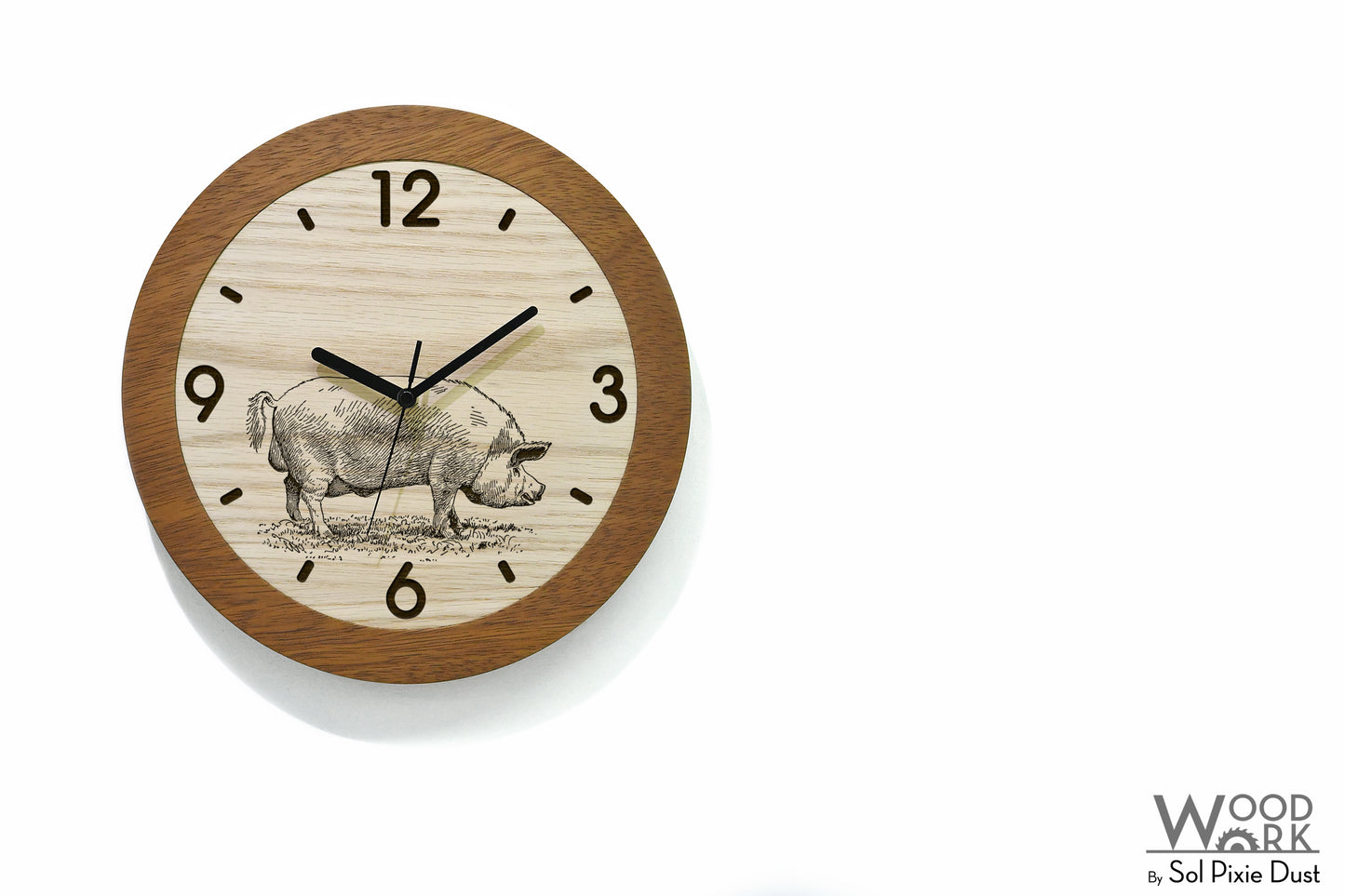 Wooden Round Clocks