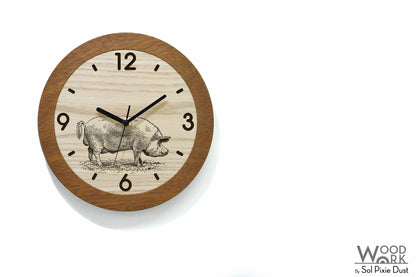 Wooden Round Clocks