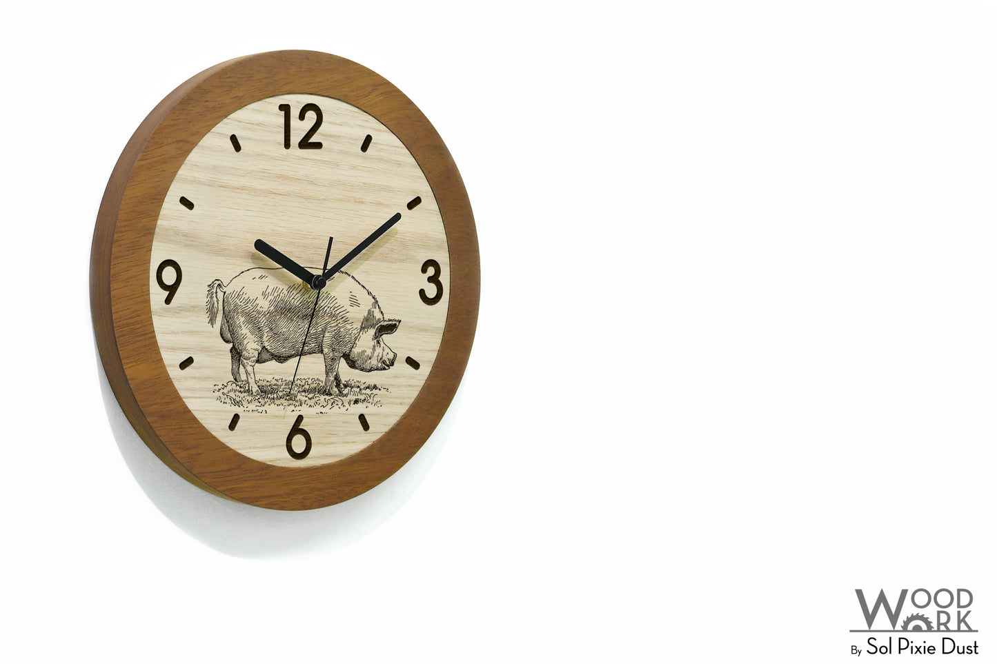 Wooden Round Clocks