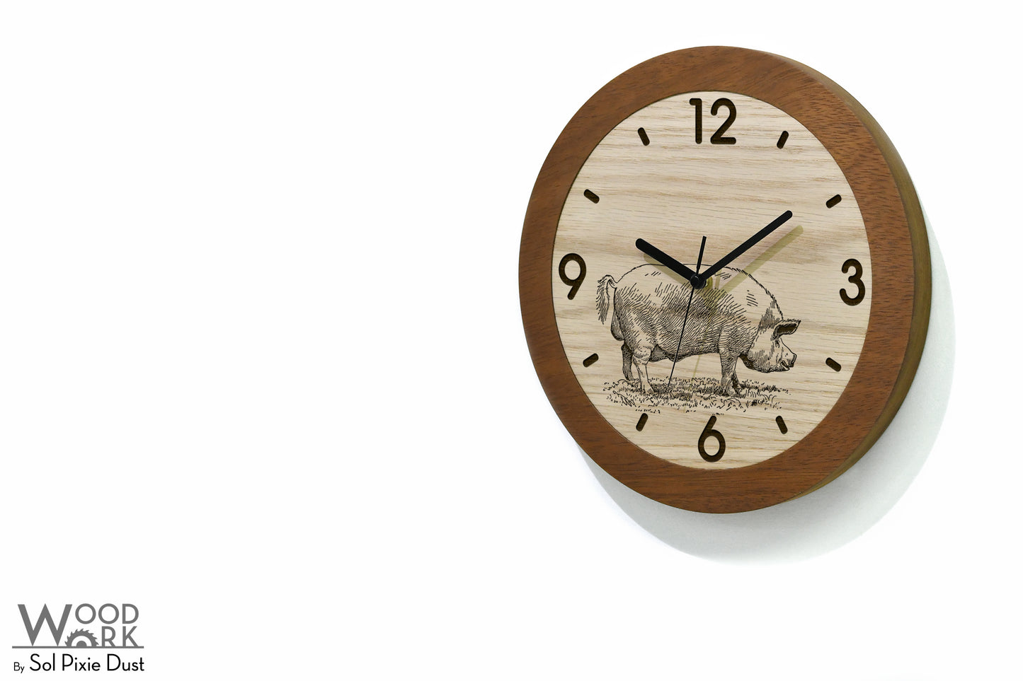 Wooden Round Clocks