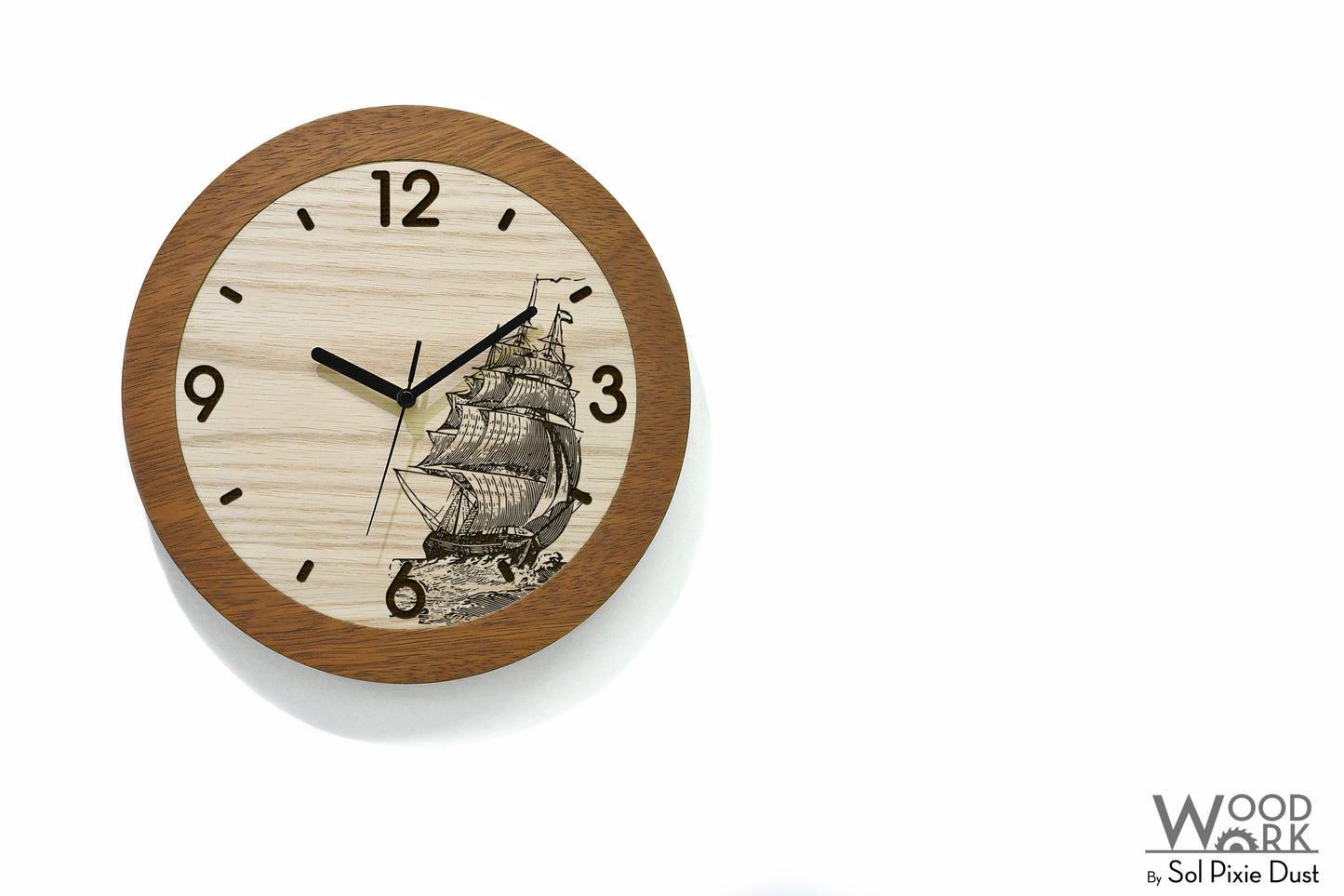 Wooden Round Clocks